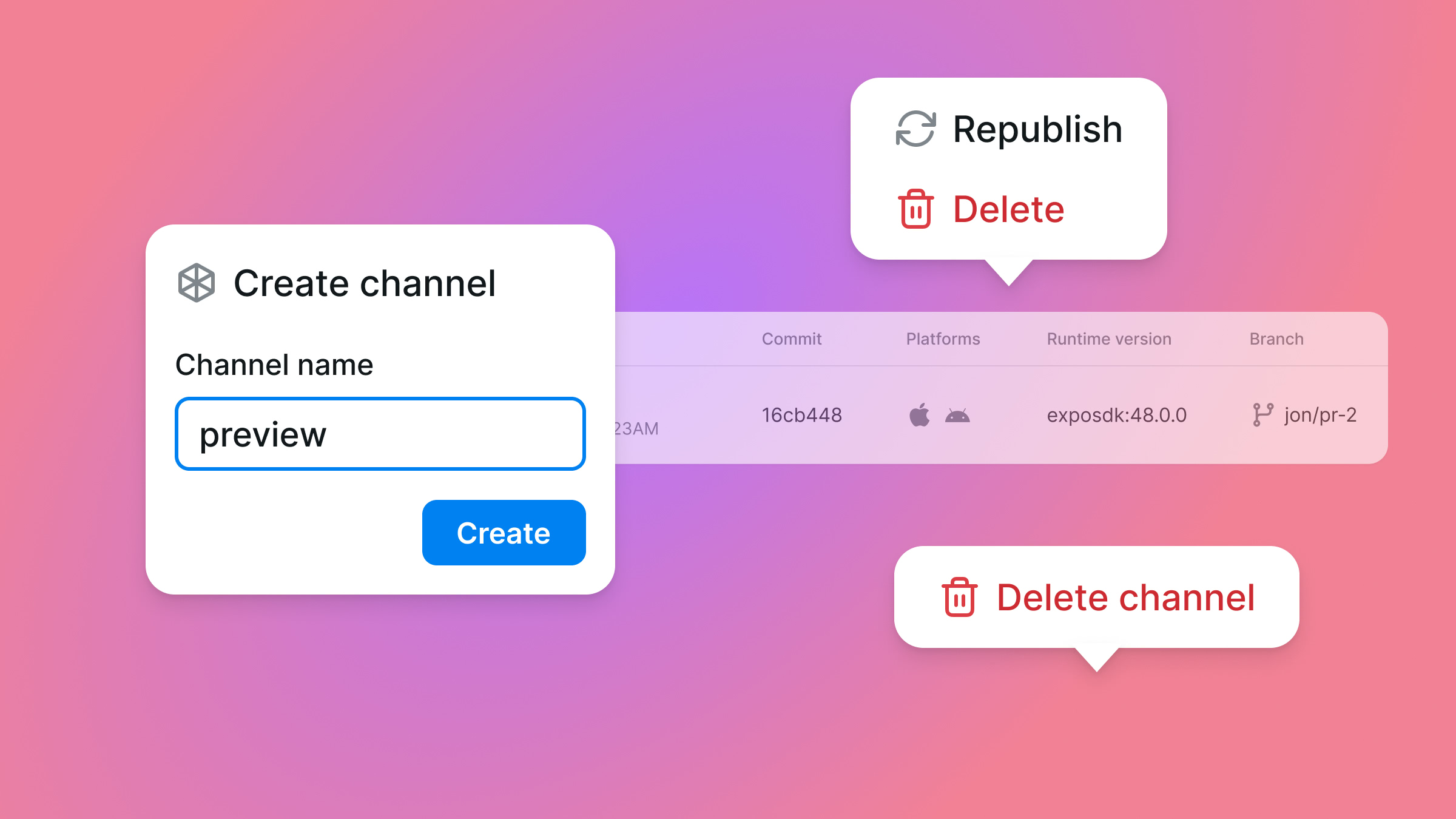 New EAS Update UI features
